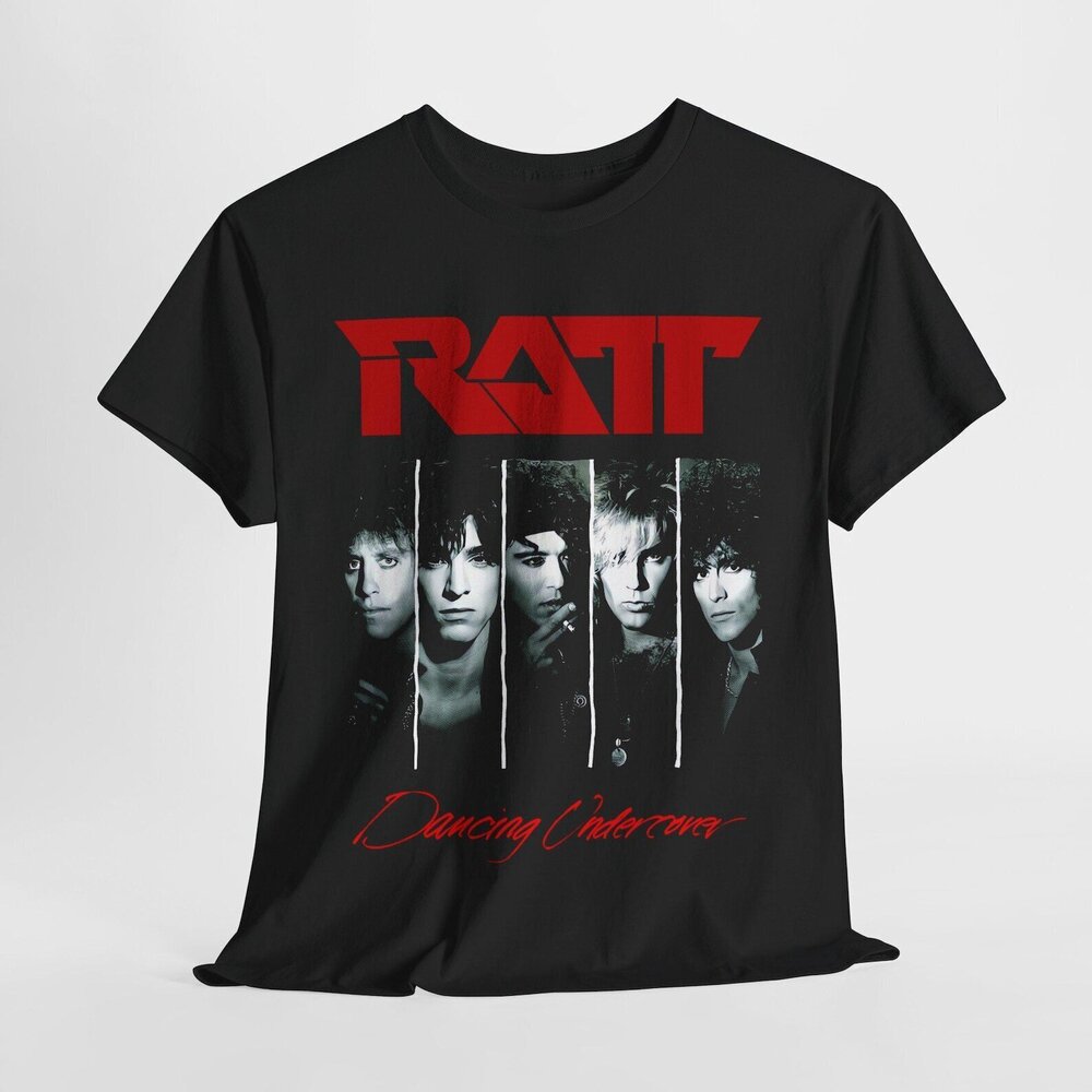 Ratt Band Album Cover T-Shirt Rock Graphic Tee